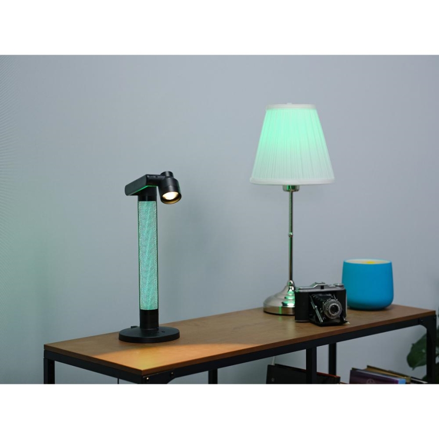 LED RGBW Stmievateľná stolná lampa LED/10W/5V 2700-6000K Wi-Fi Tuya + diaľkové ovládanie