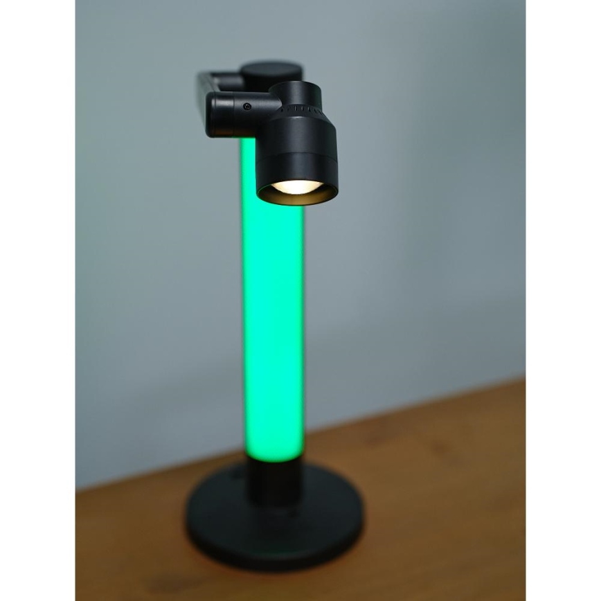 LED RGBW Stmievateľná stolná lampa LED/10W/5V 2700-6000K Wi-Fi Tuya + diaľkové ovládanie