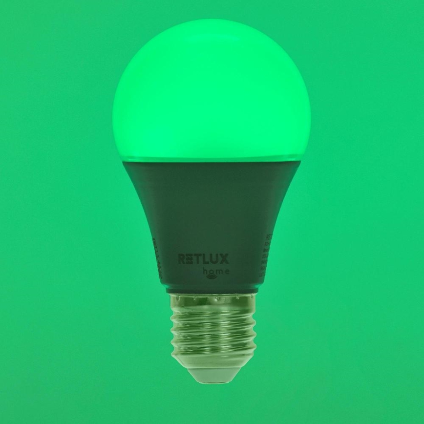 LED RGBW Stmievateľná žiarovka A60 E27/9W/230V 2700-6500K Wi-Fi Tuya