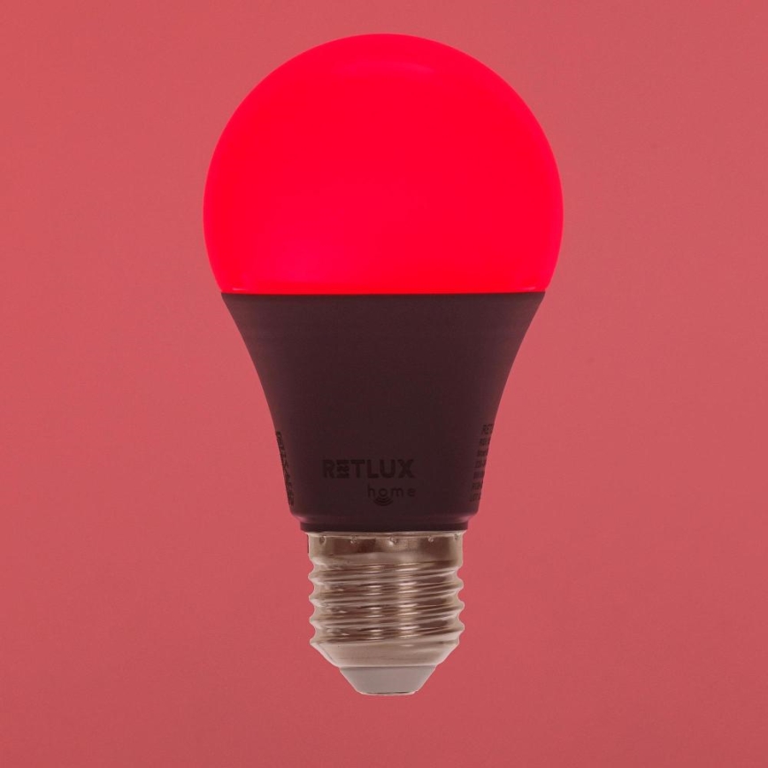 LED RGBW Stmievateľná žiarovka A60 E27/9W/230V 2700-6500K Wi-Fi Tuya
