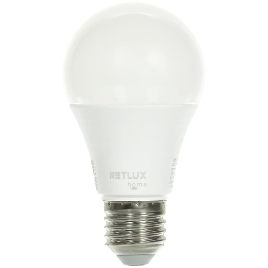 LED RGBW Stmievateľná žiarovka A60 E27/9W/230V 2700-6500K Wi-Fi Tuya