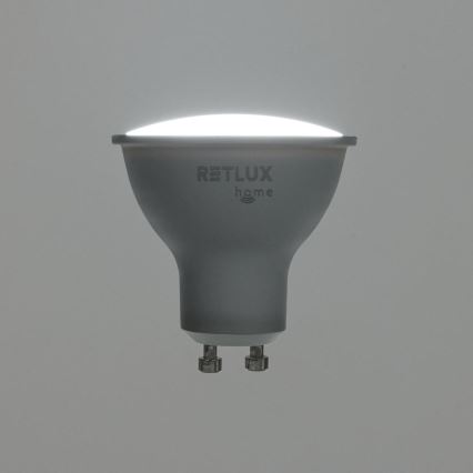 LED RGBW Stmievateľná žiarovka MR16 GU10/4,5W/230V 2700-6500K Wi-Fi Tuya