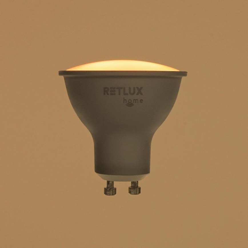 LED RGBW Stmievateľná žiarovka MR16 GU10/4,5W/230V 2700-6500K Wi-Fi Tuya