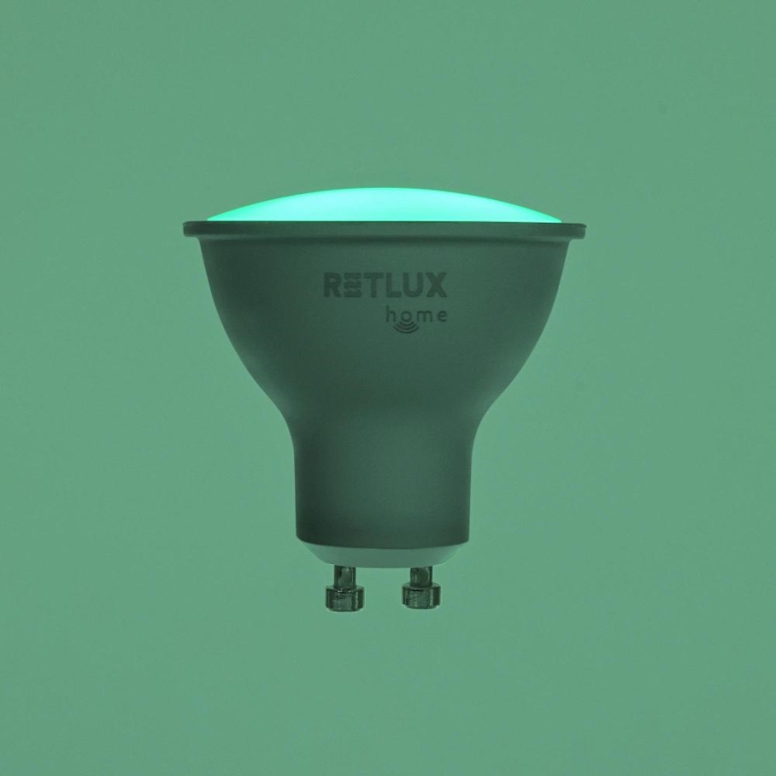 LED RGBW Stmievateľná žiarovka MR16 GU10/4,5W/230V 2700-6500K Wi-Fi Tuya
