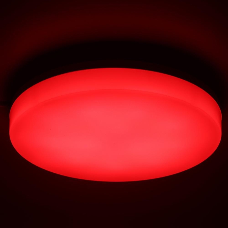 LED RGBW Stmievateľné kúpeľňové stropné svietidlo LED/20W/230V Wi-Fi IP44 biela