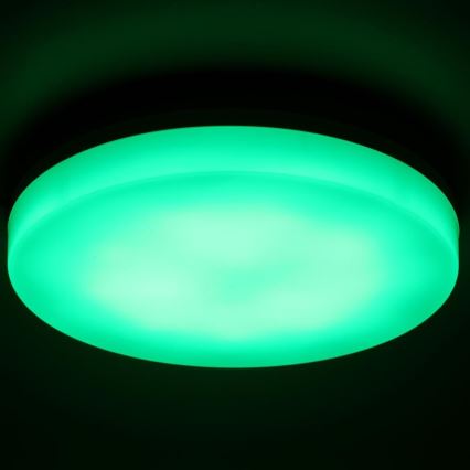 LED RGBW Stmievateľné kúpeľňové stropné svietidlo LED/20W/230V Wi-Fi IP44 biela