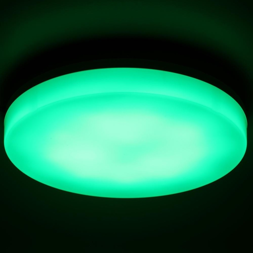 LED RGBW Stmievateľné kúpeľňové stropné svietidlo LED/20W/230V Wi-Fi IP44 biela