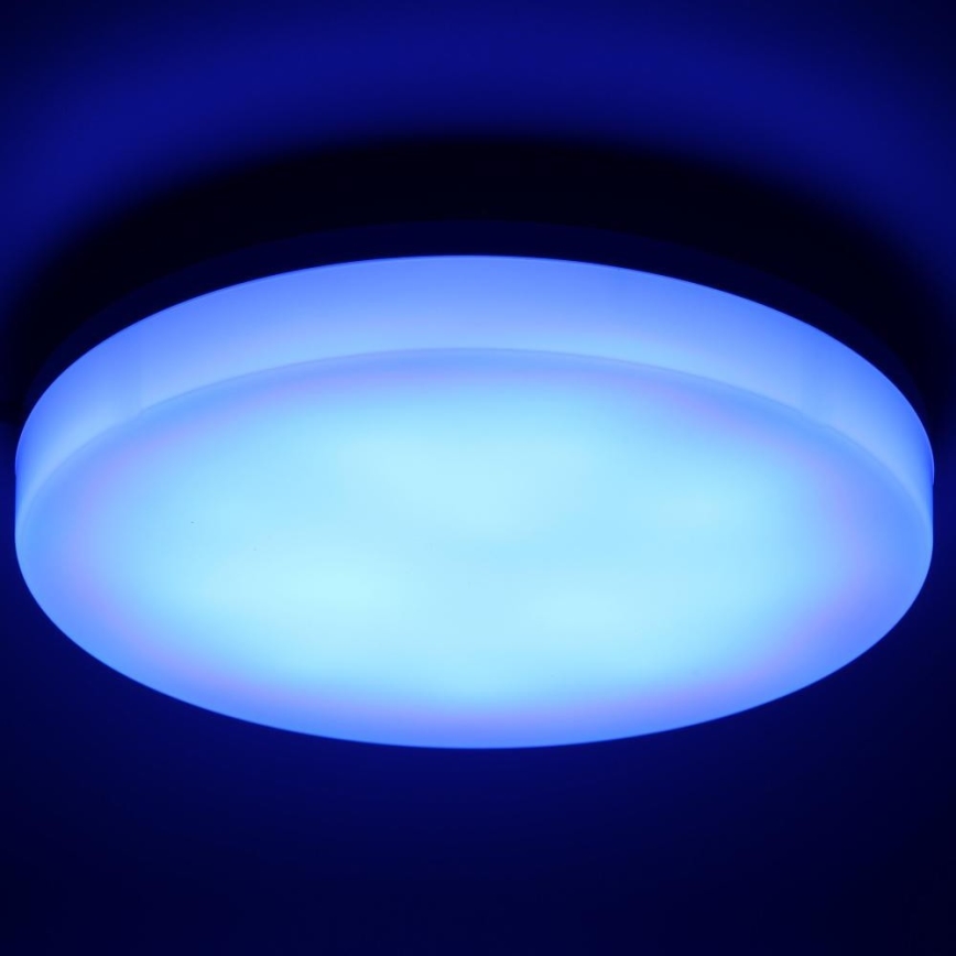 LED RGBW Stmievateľné kúpeľňové stropné svietidlo LED/20W/230V Wi-Fi IP44 biela