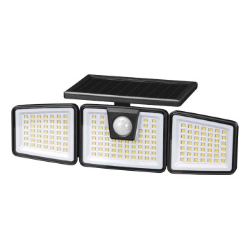 Retlux - LED solárny reflektor so senzorom, 6,5 W / 3,7 V / 1200 mAh / IP44