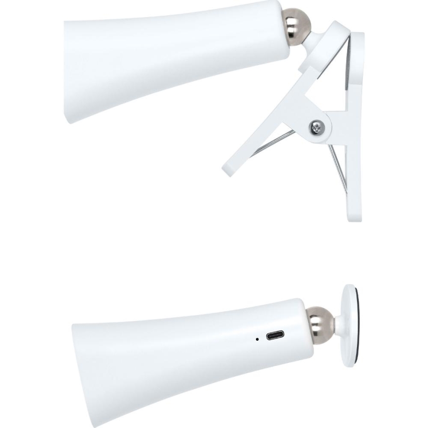 Retlux - LED stmievateľná nabíjacia lampa 3 v 1 LED/3 W/5 V/1200 mAh biela