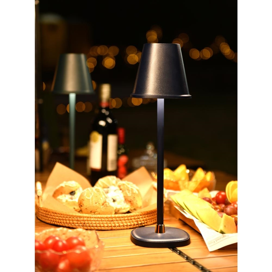 LED Stmievateľná nabíjacia stolná lampa LED/3W/1800 mAh tmavomodrá