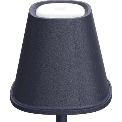 LED Stmievateľná nabíjacia stolná lampa LED/3W/1800 mAh tmavomodrá