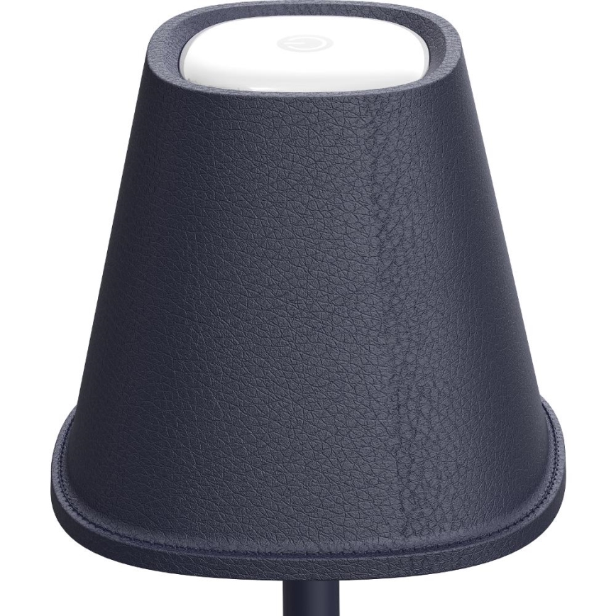 LED Stmievateľná nabíjacia stolná lampa LED/3W/1800 mAh tmavomodrá