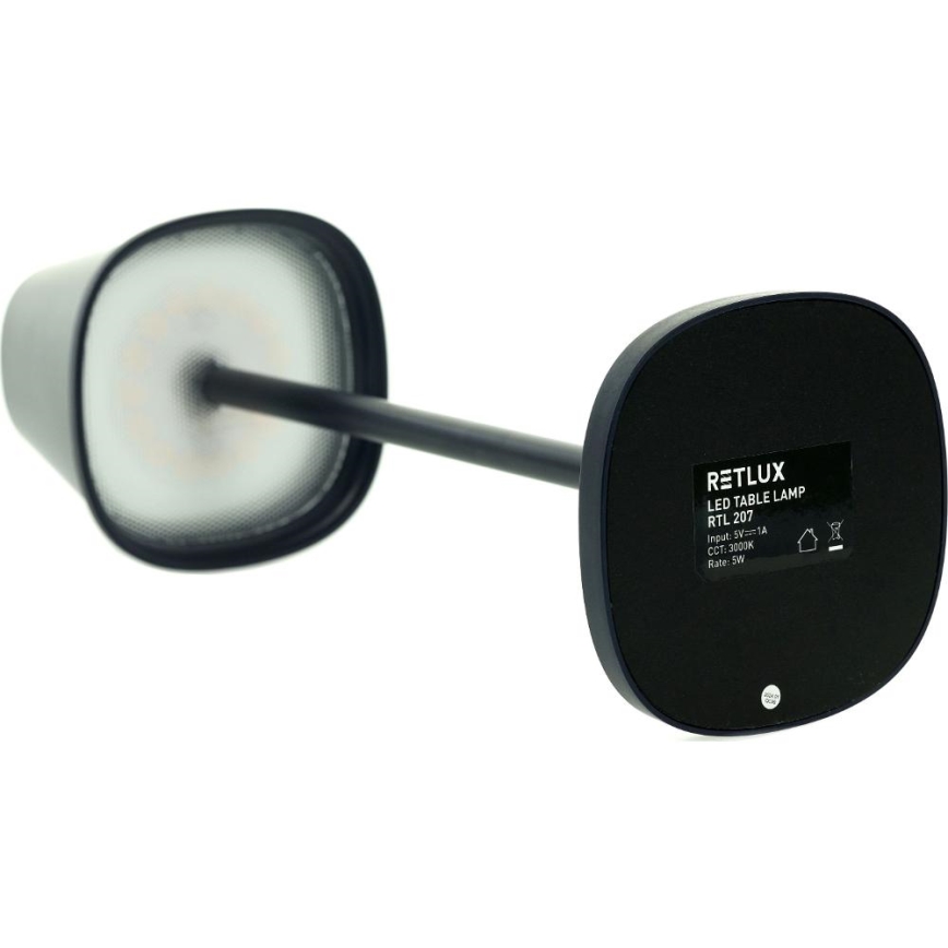 LED Stmievateľná nabíjacia stolná lampa LED/3W/1800 mAh tmavomodrá