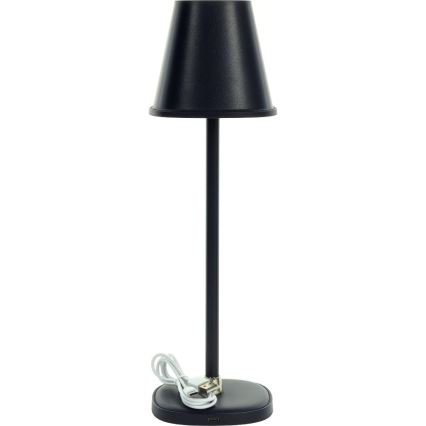 LED Stmievateľná nabíjacia stolná lampa LED/3W/1800 mAh tmavomodrá