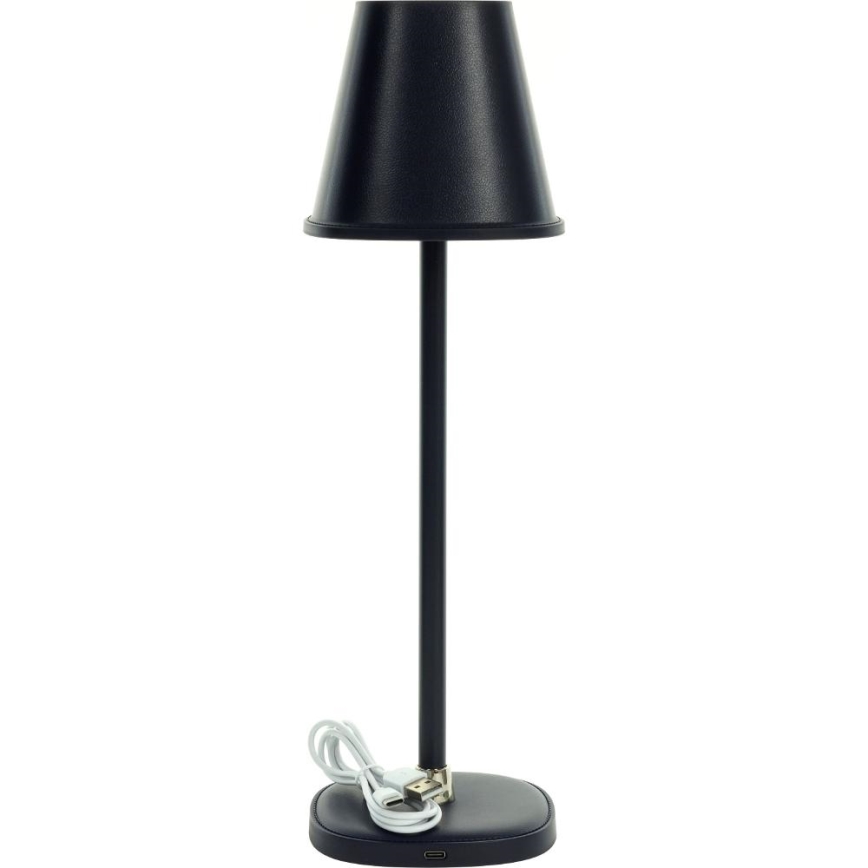 LED Stmievateľná nabíjacia stolná lampa LED/3W/1800 mAh tmavomodrá