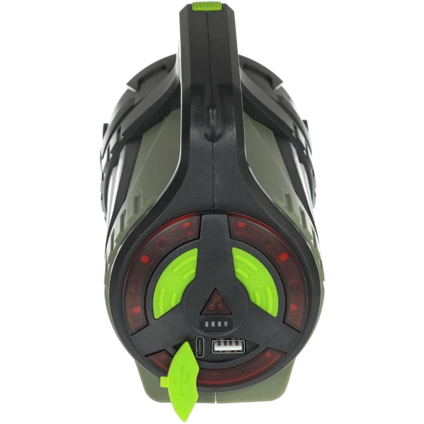 LED stmievateľné vonkajšie nabíjateľné svietidlo s funkciou powerbanky LED/21W/4400 mAh IP44