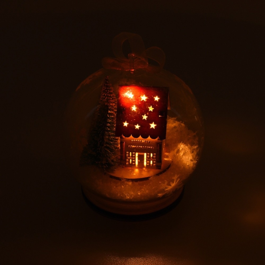 LED Vianočná dekorácia 1xLED/3xLR44 teplá biela