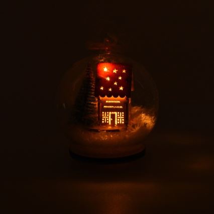 LED Vianočná dekorácia 1xLED/3xLR44 teplá biela