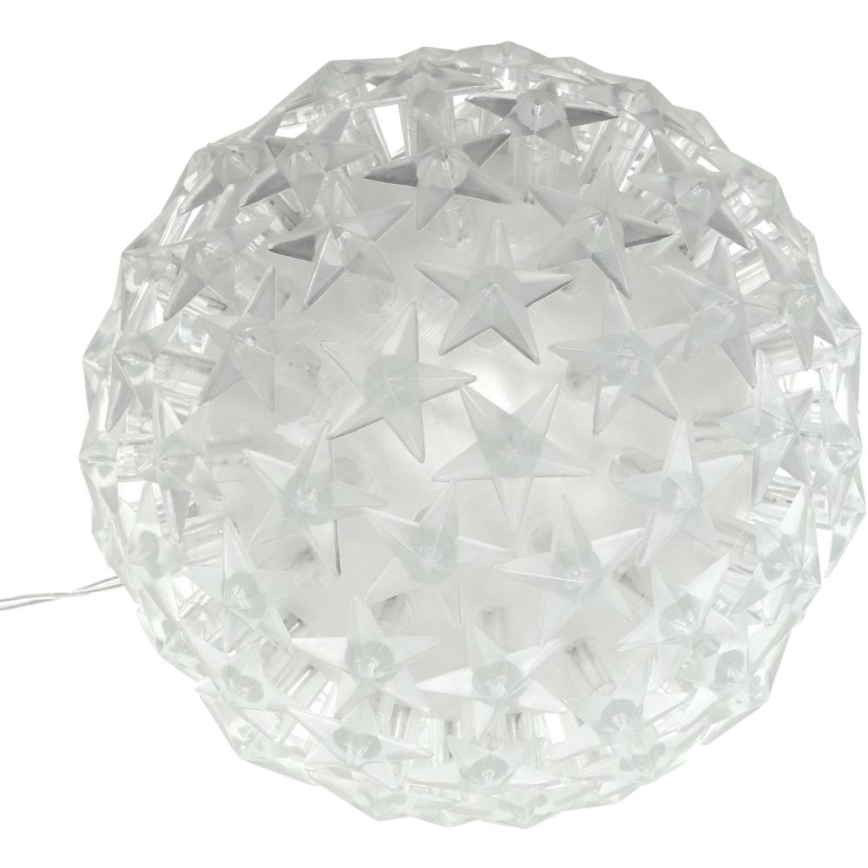 LED Vianočná dekorácia LED/230V/teplá biela guľa