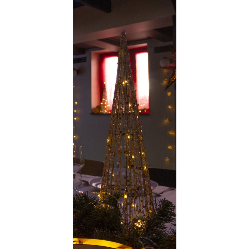 LED Vianočná dekorácia LED/2xAA 40 cm kužeľ