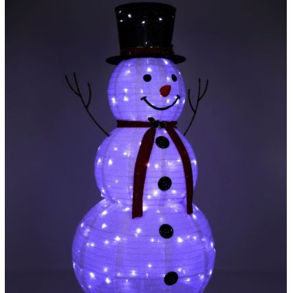 LED Vianočná dekorácia LED/3,6W/230V 180 cm IP44 snehuliak