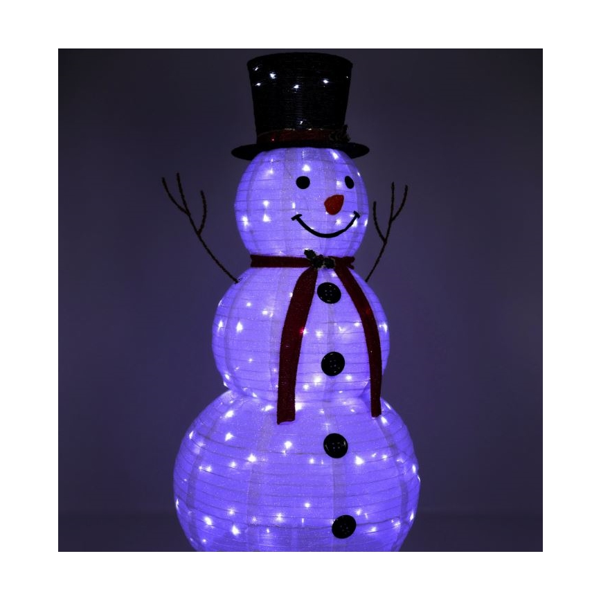 LED Vianočná dekorácia LED/3,6W/230V 180 cm IP44 snehuliak