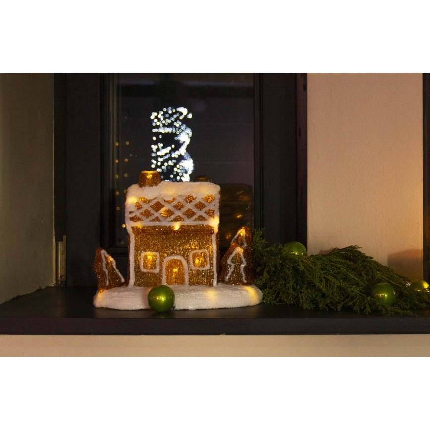 LED Vianočná dekorácia LED/3xAA teplá biela