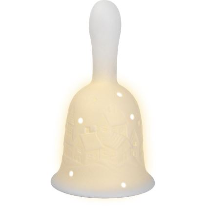 LED Vianočná dekorácia LED/3xLR44/teplá biela zvon