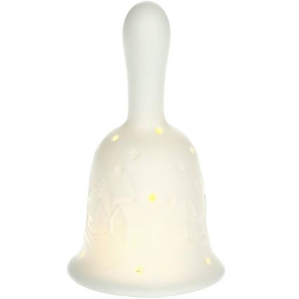 LED Vianočná dekorácia LED/3xLR44/teplá biela zvon