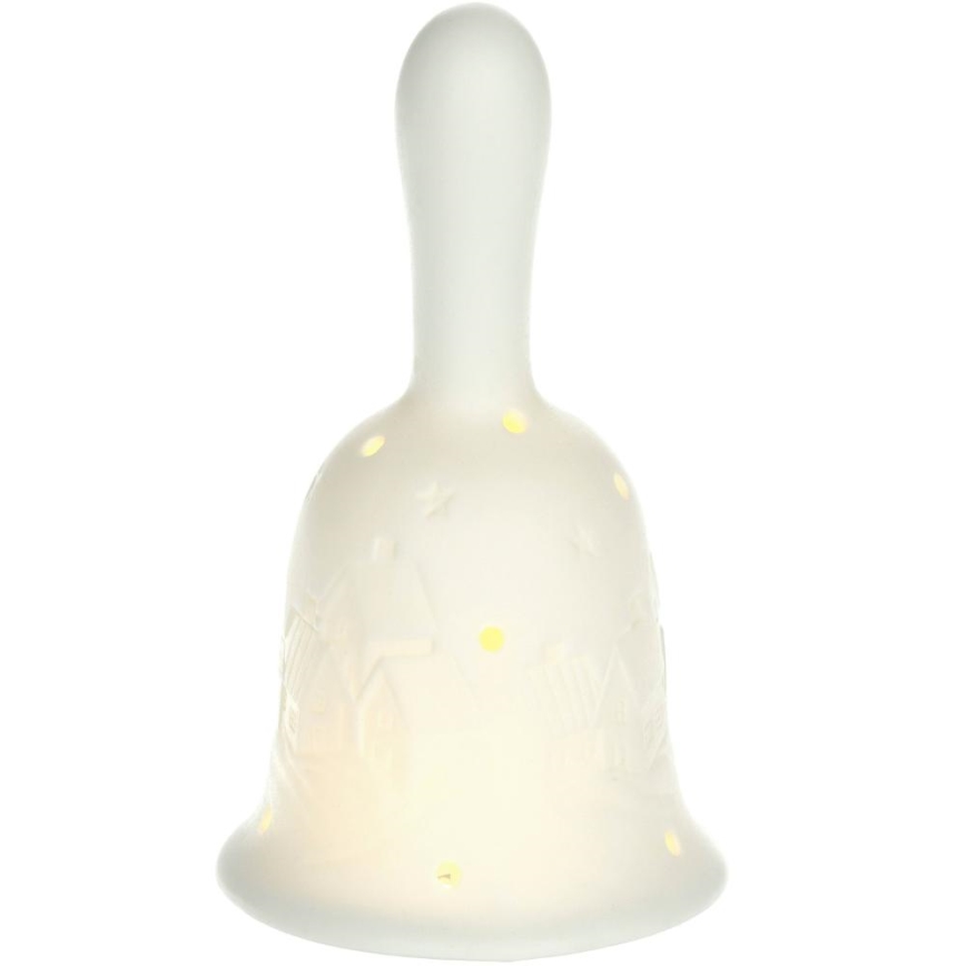 LED Vianočná dekorácia LED/3xLR44/teplá biela zvon