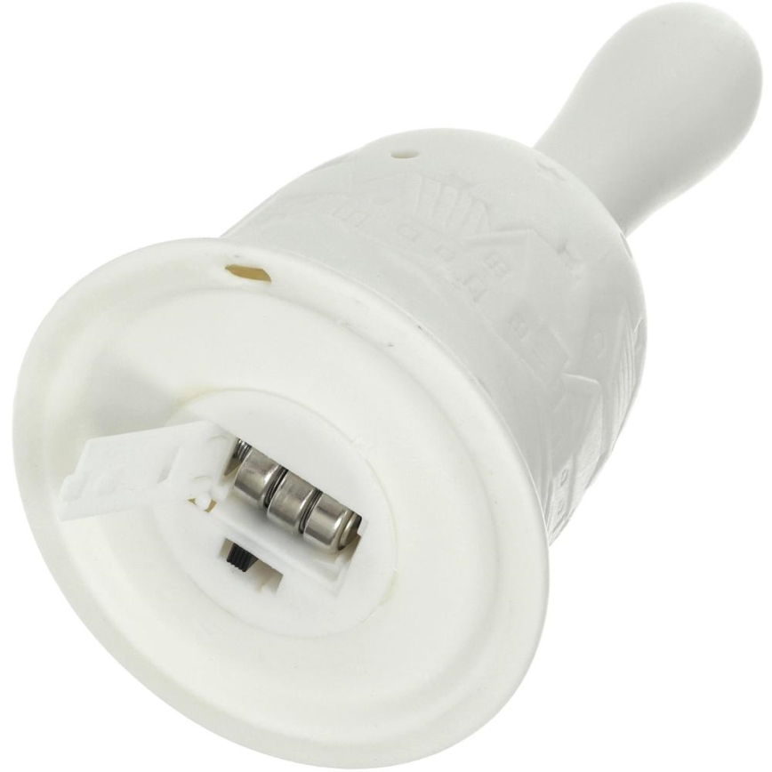 LED Vianočná dekorácia LED/3xLR44/teplá biela zvon
