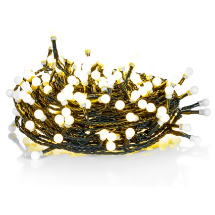 LED vonkajšia reťaz 100xLED/8 funkcií 15m IP44 teplá biela