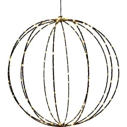 LED vonkajšia vianočná dekorácia LED/2,1W/230V priemer 40 cm IP44 teplá biela