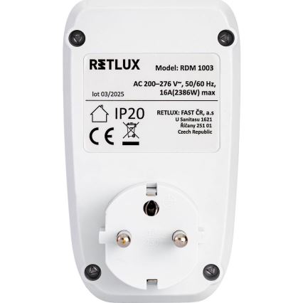 Merač spotreby elektrickej energie 3680W/230V