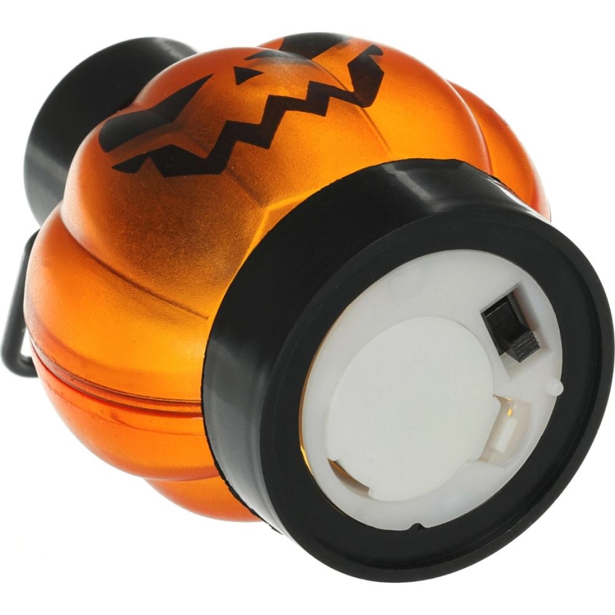 SADA 6x LED Dekorácia HALLOWEEN LED/1xCR2032/teplá biela tekvica