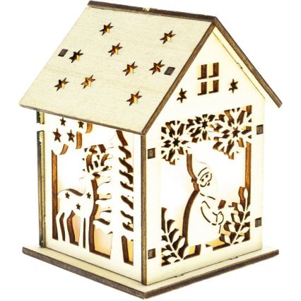 LED vianočná dekorácia LED/2xLR44 teplá biela