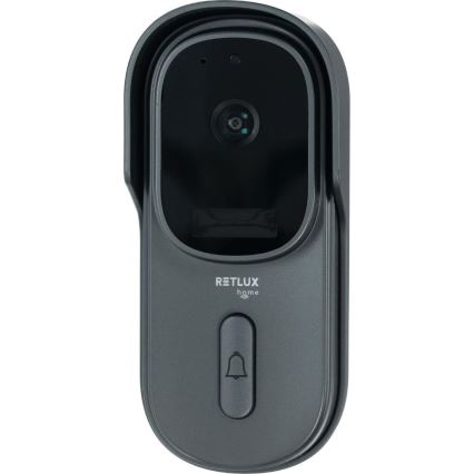 Videozvonček so senzorom pohybu 5MPx 1440p 5200 mAh Wi-Fi IP65 antracit