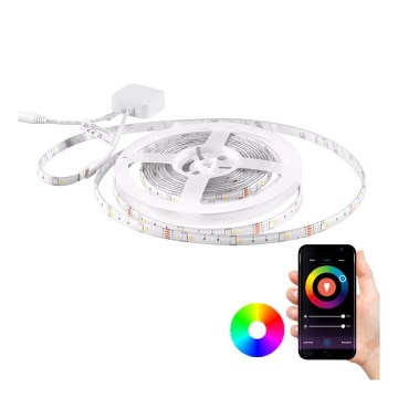 RGB LED Stmievateľný pásik Wi-fi + hudobná funkcia LED/16W/230V 5 m Tuya