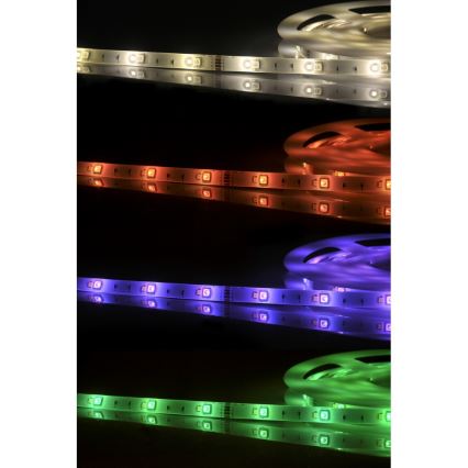 RGB LED Stmievateľný pásik Wi-fi + hudobná funkcia LED/20W 5 m Tuya