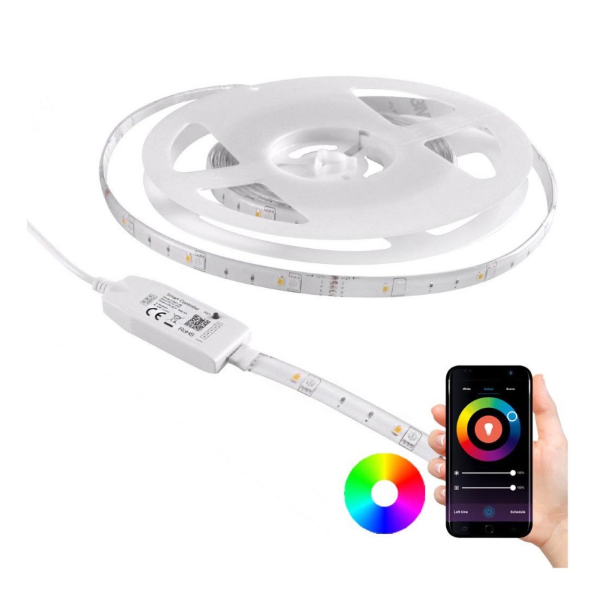 RGB LED Stmievateľný vonkajší pásik Wi-fi LED/6,5W/230V IP65 2 m Tuya