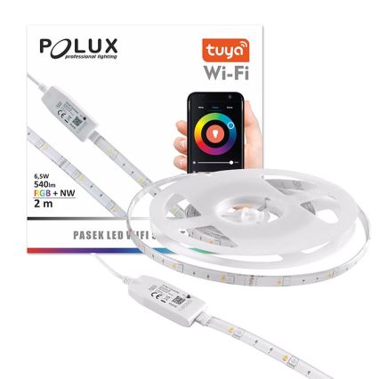 RGB LED Stmievateľný vonkajší pásik Wi-fi LED/6,5W/230V IP65 2 m Tuya