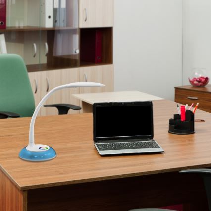 LED Stolná lampa COSMOS LED-RGB/6,5W/230V biela