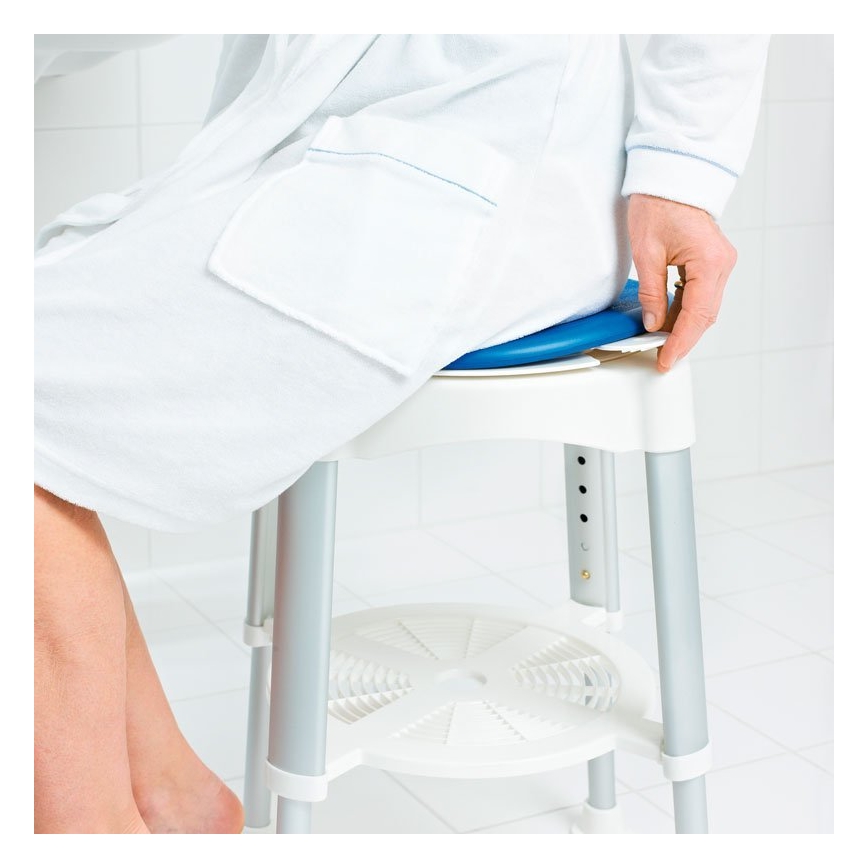 Ridder - Vrtljiv stolček 58x35,5 cm modro/bela