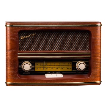 Roadstar HRA-1500/N - FM/MW rádio 24W/230V/6xLR14