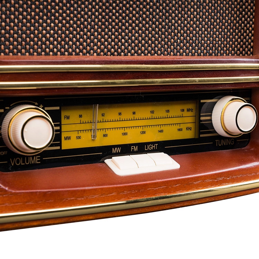 Roadstar HRA-1500/N - FM/MW rádio 24W/230V/6xLR14