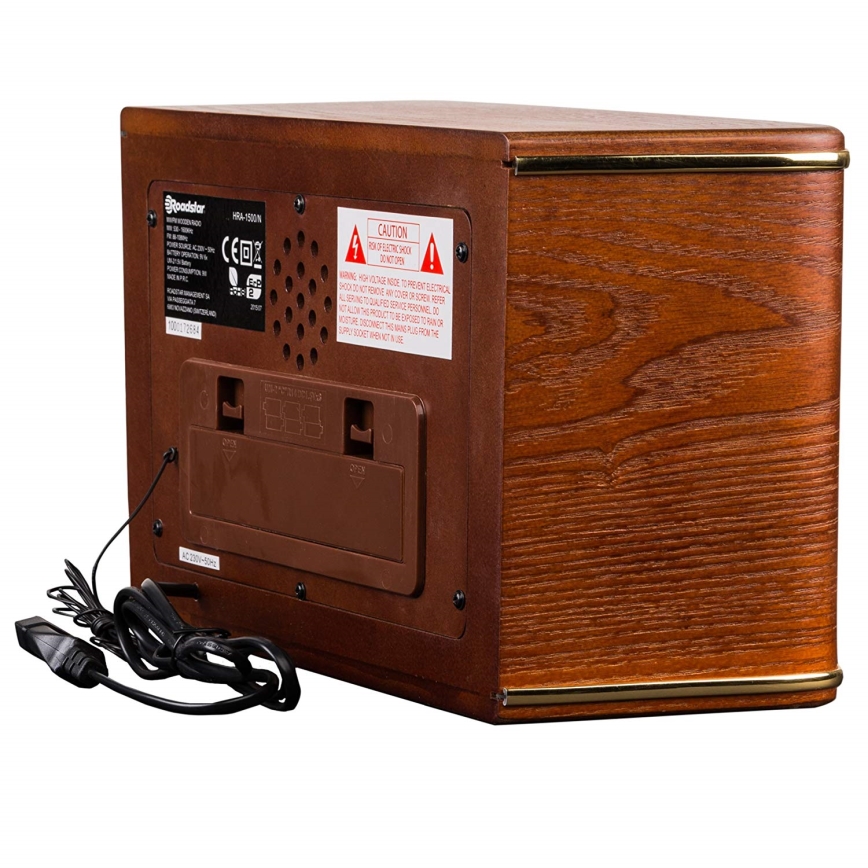Roadstar HRA-1500/N - FM/MW rádio 24W/230V/6xLR14