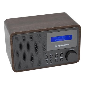 Roadstar HRA-700D+/WD - Rádio s DAB+, FM a budíkom 16W/230V/4xAA