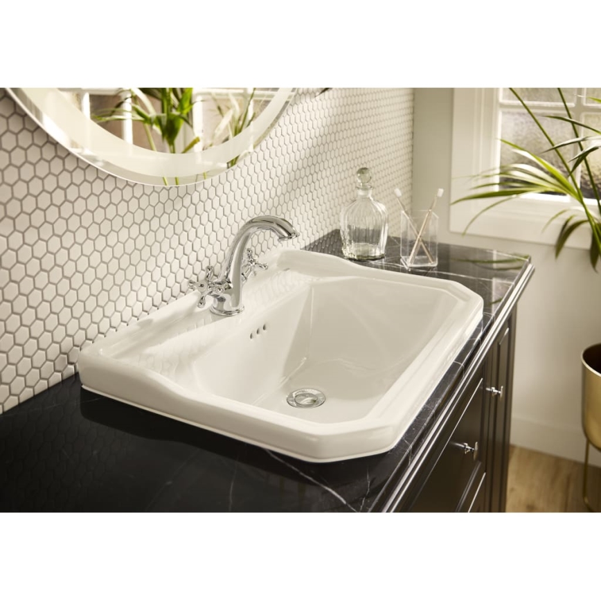Roca A3270A5000 - Zapustené umývadlo CARMEN 60x45 cm keramika/biela