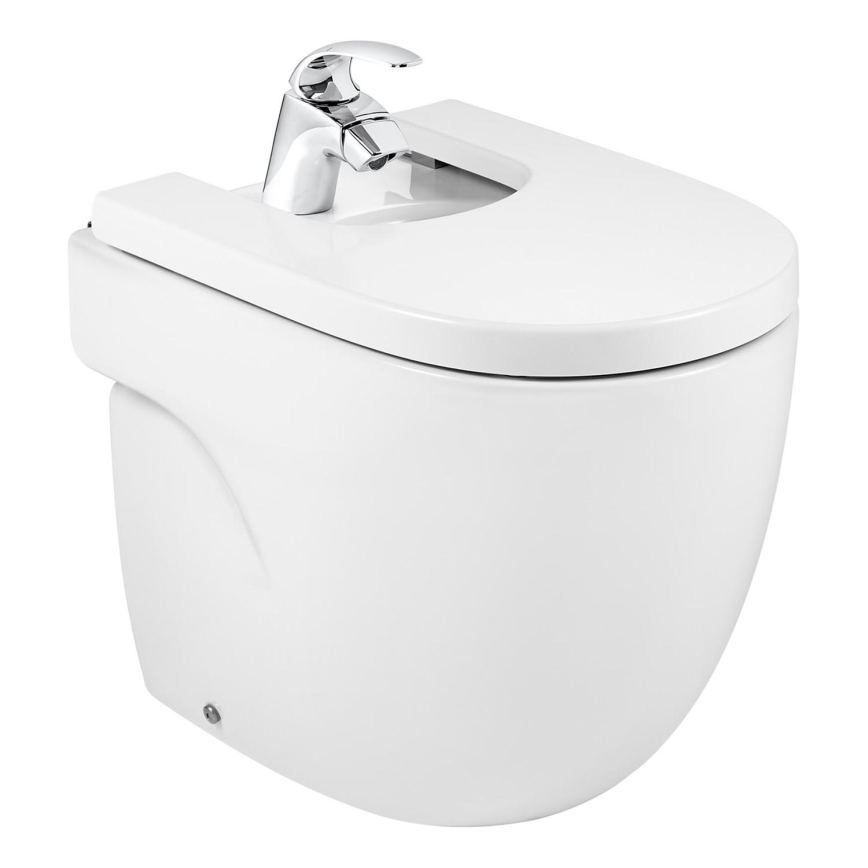 Roca A357247000 - Stojací bidet MERIDIAN keramika/biela